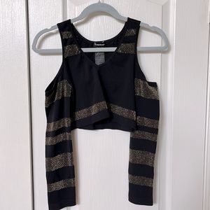 Cropped Sparkly Going-Out Top